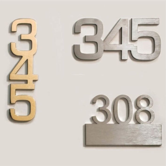 Numere Camera Segnaletica, targhe e numeri camera per hotel - Bosisio Sign